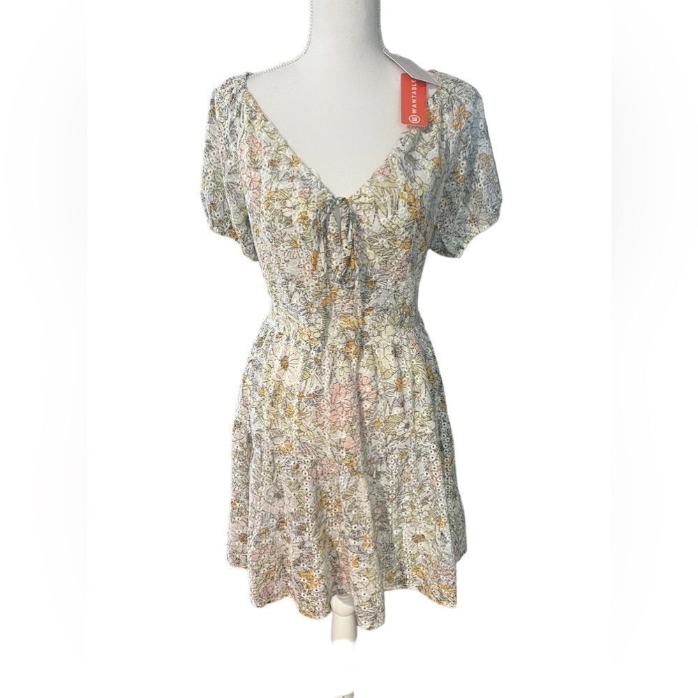 Lucy Paris Opal Floral eyelet dress
